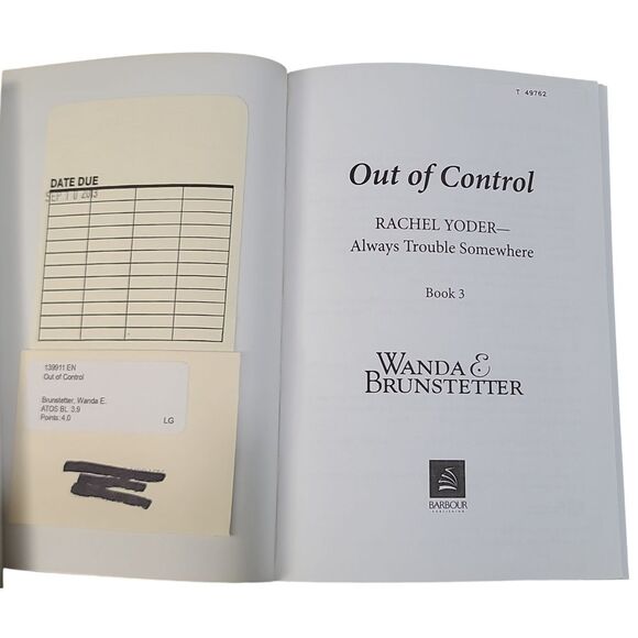 Rachel Yoder Always Trouble Somewhere Series #1,3,4 Amish Children Chapter Books - Picture 5 of 6